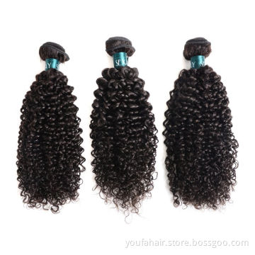 10A Kinky Curly Hair Bundle  Raw Virgin Extension Mink Indian Hair Bundle Factory Price All Cuticle Aligned Human Hair Bundles